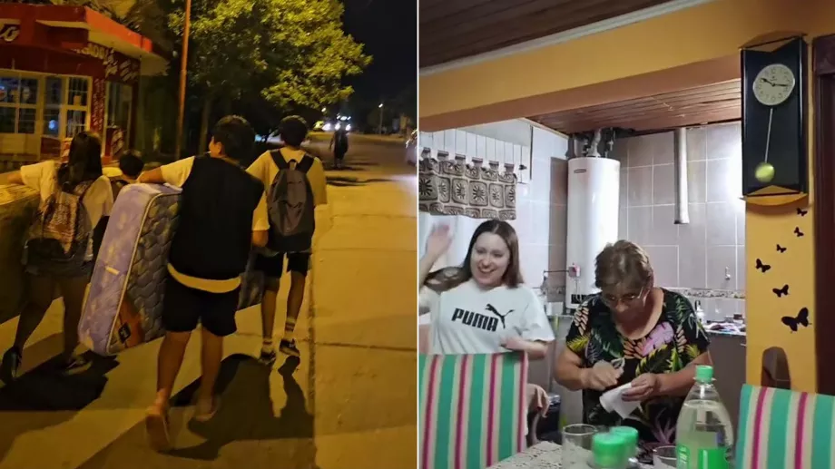 Une soirée pyjama surprise pour sa grand-mère à Neuquén conquiert TikTok
