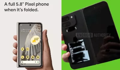 Image filtrée du prochain Google Pixel Fold : plus grande et avec d'autres surprises
