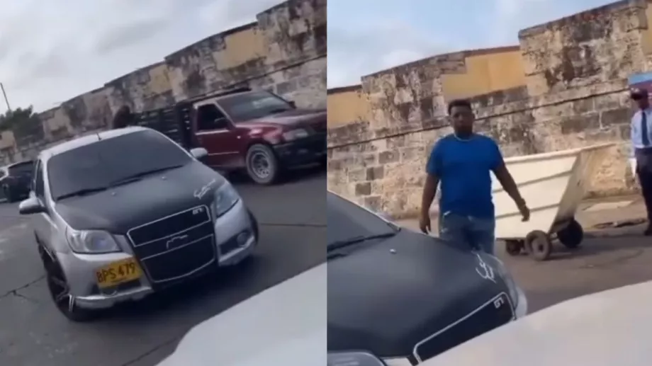 Même sous la pression des autres conducteurs, la femme n'a pas cédé – crédit @redsocialpivijay / Instagram