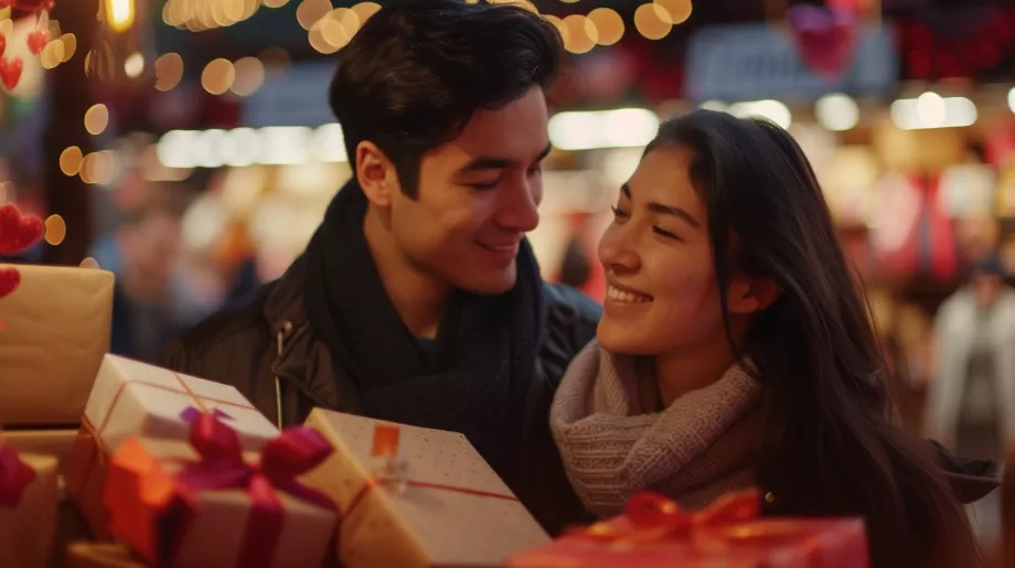 Le jour de la Saint-Valentin, il est de coutume de donner des détails à une personne spéciale. - (Informations sur l'image illustrative)
