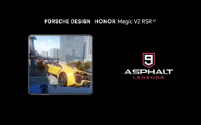 HONOR et Gameloft révolutionnent le jeu avec le téléphone portable pliable Porsche Design Magic V2 au MWC
