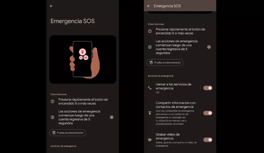 Le mode Alerte vous permet d'alerter les contacts d'urgence d'une situation dangereuse. (Infoba)