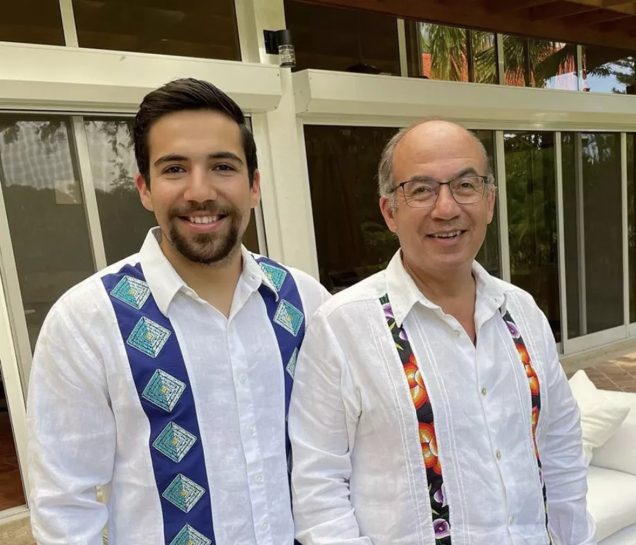 Luis Felipe Calderón Zavala a pris la défense de son père après le verdict du jury dans le procès Genaro García Luna (Photo : Instagram / @luisfecalderonz)