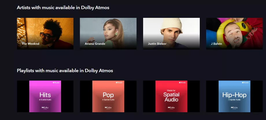 Plusieurs artistes réalisent des productions musicales avec cette technologie. (Dolby Atmos)