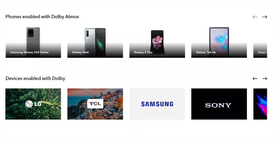 Apple n'est pas la seule marque dont les appareils prennent en charge la technologie Dolby Atmos. (Dolby)