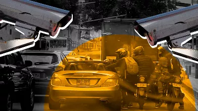 Se garer derrière la victime et attendre qu'elle ouvre la porte : voilà comment agiraient les voleurs de camions à Bogotá