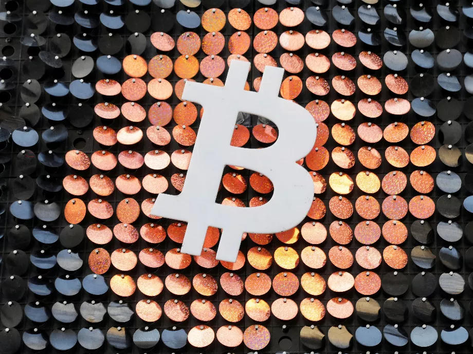 Logo de crypto-monnaie Bitcoin. (Reuters/Éric Gaillard)
