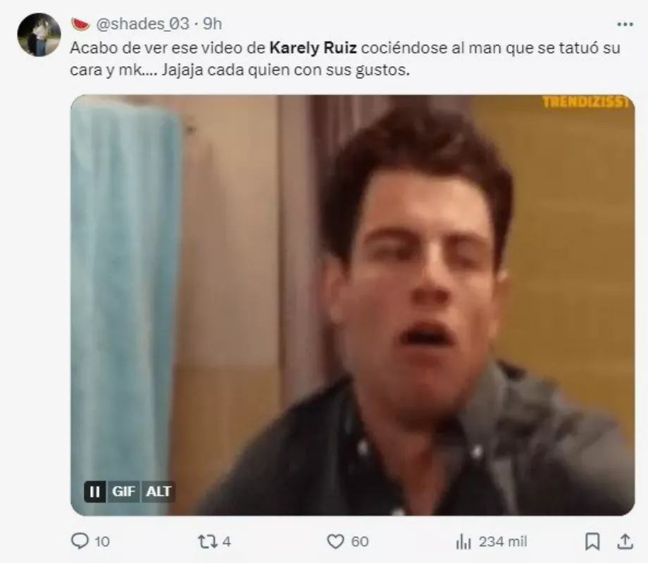 Les utilisateurs de Twitter ont critiqué le manque de responsabilité de l'influenceuse et de son fan, qui auraient eu des relations sexuelles apparemment non protégées. Crédit : Capture d'écran, X.