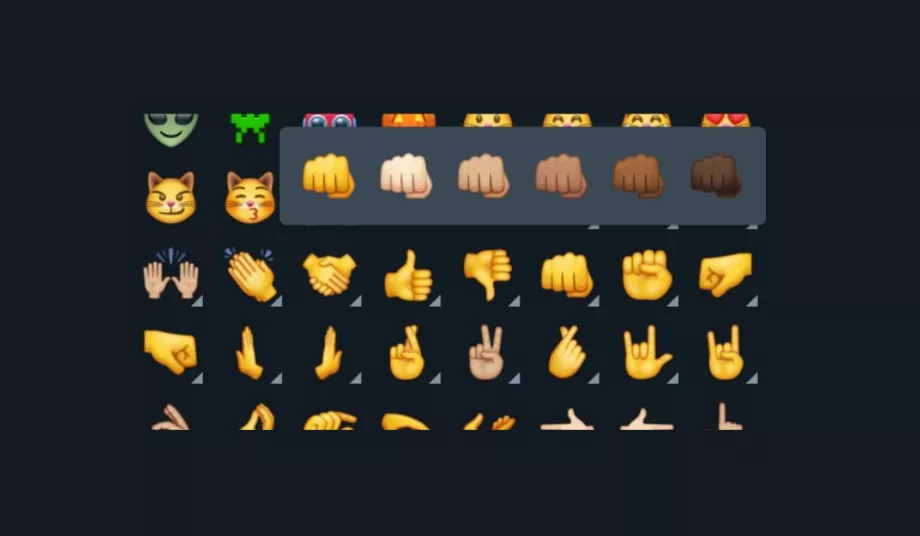 Les mains ont des versions différentes, bien que les utilisateurs les utilisent pour des expressions différentes. (Infoba)