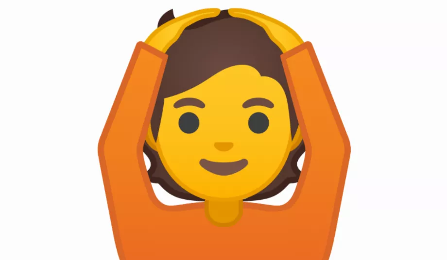 Emoji d'une personne faisant le geste « ok ». (EmojiTerre)