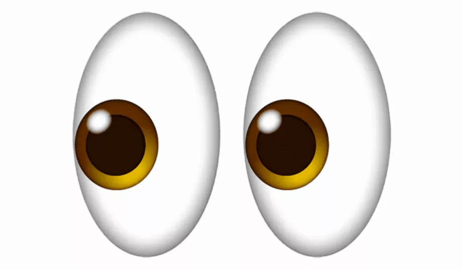 Yeux emoji. (EmojiTerre)