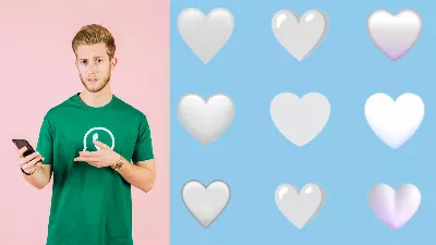 Amour et deuil : significations que l'emoji cœur blanc peut avoir sur WhatsApp