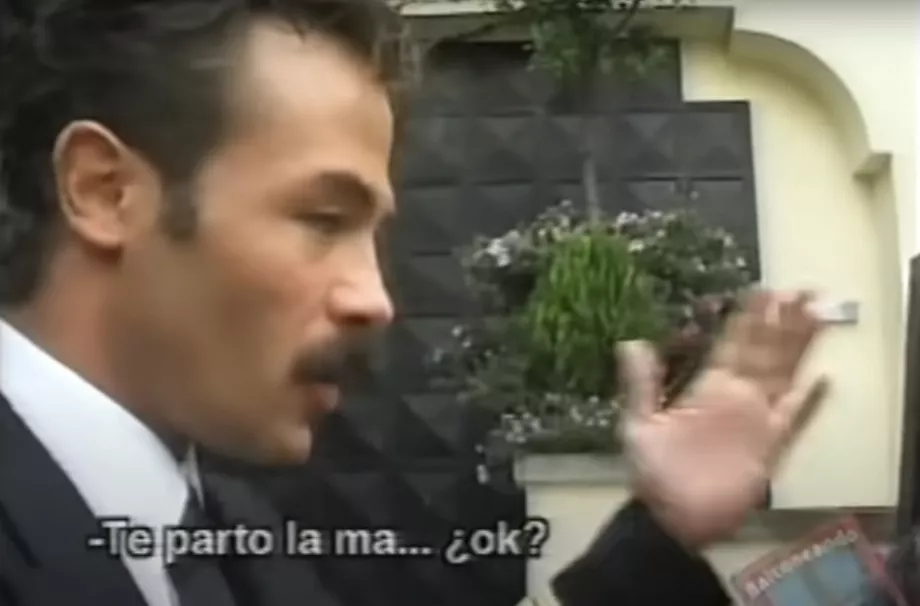 Sergio Sendel s'est mis en colère contre Facundo. (Photos : YouTube)