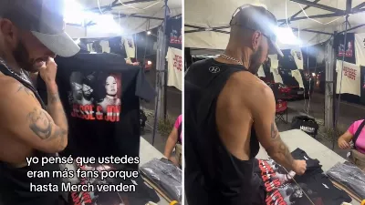 Jesse Huerta fait une farce à un vendeur de marchandises pirate à Monterrey : « Nous venons du député »