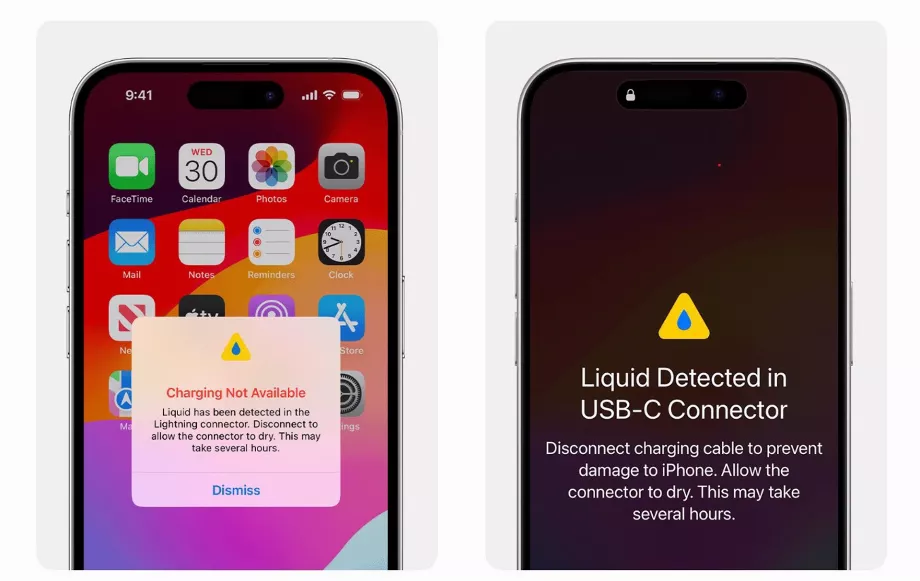 Apple a recommandé aux utilisateurs d'éviter de mettre l'iPhone dans un sac de riz à chaque fois qu'il est imbibé d'un liquide pour tenter d'absorber l'humidité, car il prévient que cela peut endommager l'appareil et préconise de le laisser sécher à l'extérieur dans un endroit sec. avec flux d'air. (Manzana)