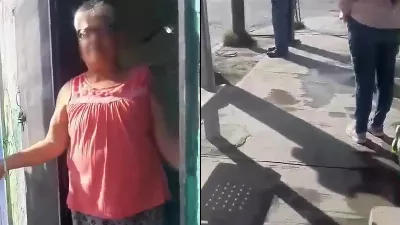 « Je le nettoie, c'est à moi » : ils enregistrent une femme qui se plaignait parce qu'ils marchaient dans sa rue ; Ils la surnomment « Lady Banquettes » | VIDÉO
