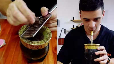 Un influenceur a préparé du maté avec du chocolat et sa vidéo est devenue virale sur TikTok