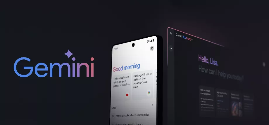 Parmi les capacités notables de Gemini figure la capacité de rechercher des informations, de générer du contenu textuel, de créer du code informatique et, sous certaines conditions, de générer des images. (Google)