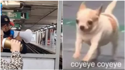 « Coyeye, coyeye » : c'est la VIDÉO VIRALE du policier qui motive les passagers du métro CDMX à ne pas être en retard