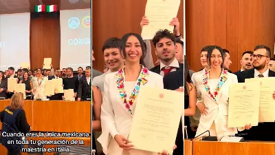 Une femme affirme être la seule Mexicaine de sa classe à avoir un diplôme en Italie : « Désolé d’avoir éclipsé tout le monde »