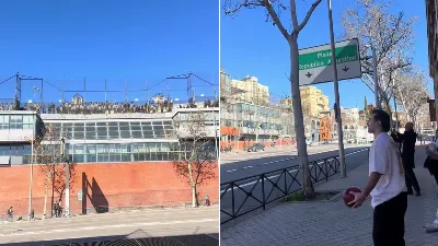 Il a reçu un ballon d'une école et a sauvé la récréation de certains enfants