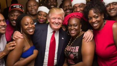 Donald Trump se fait passer pour une campagne : des images d'électeurs noirs sont créées avec l'IA