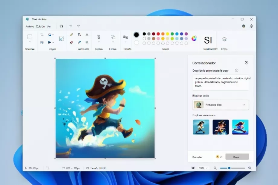 29/09/2023 Cocréateur de peinture RECHERCHE POLITIQUE ET TECHNOLOGIE MICROSOFT