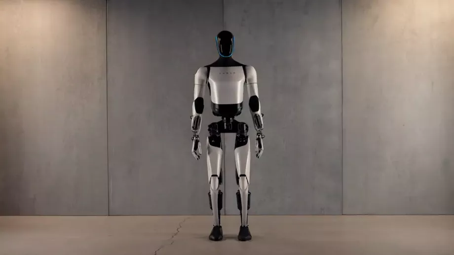 L'Optimus de Tesla est spécialisé dans le mouvement de marche. (Tesla)