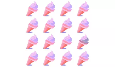 Trouvez les différentes glaces, si vous le faites, vous avez une vue d'aigle