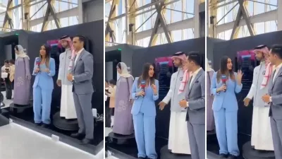 Un robot doté d'une intelligence artificielle a touché un journaliste de manière inappropriée et a suscité des critiques