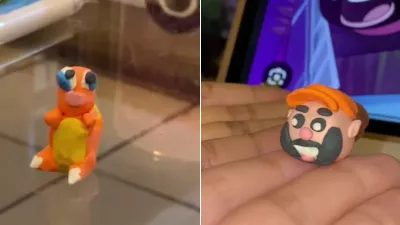 Ils ont eu un duel de pâte à modeler avec des personnages pour enfants et la vidéo est devenue virale sur TikTok
