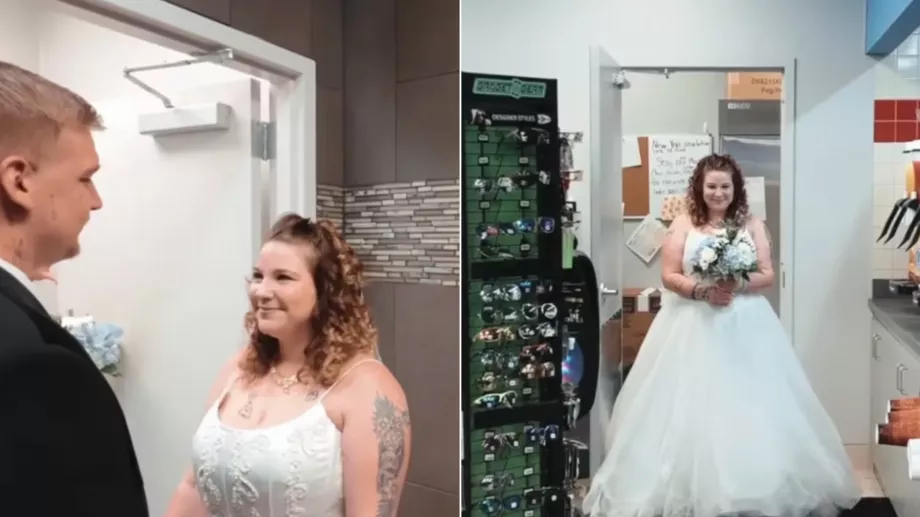 Un couple décide de dire « oui » à l'endroit le moins attendu, défiant les traditions conventionnelles du mariage (New York Post)