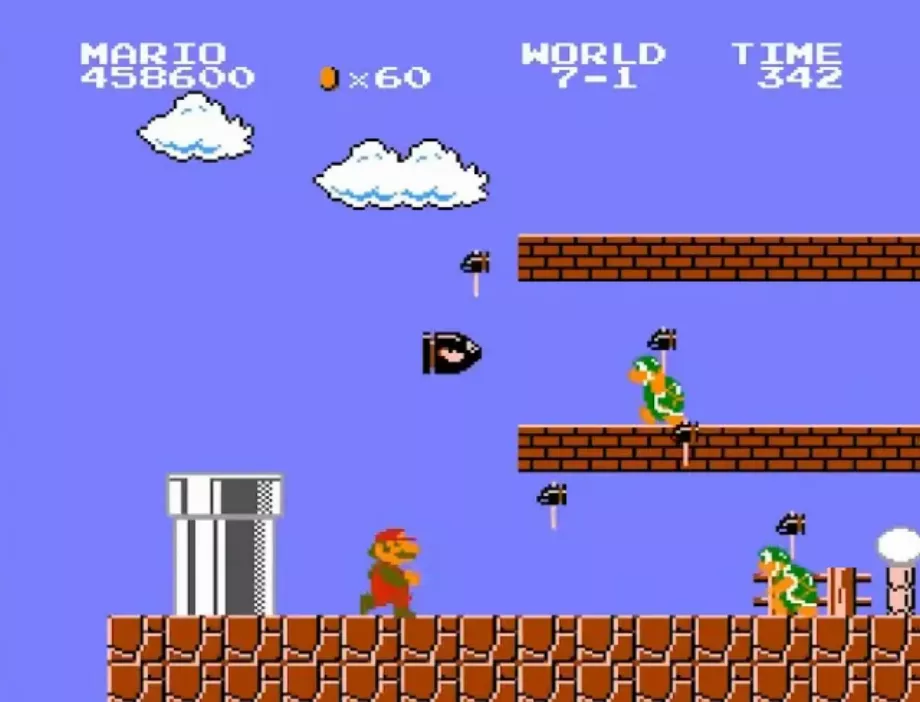 Les ennemis de Mario Bros disposaient d'un petit espace pour infliger des dégâts. (Nintendo)