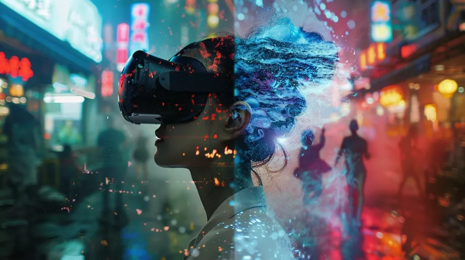 On estime qu'Apple Vision Pro, comme d'autres outils de réalité virtuelle, pourrait faire partie de la vie quotidienne. (Informations sur l'image illustrative)