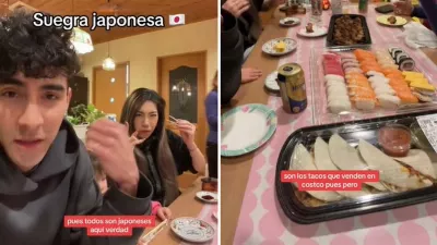 Le Mexicain se vante d'être choyé par sa belle-mère japonaise : "Elle m'a apporté mes taquitos mexicains"