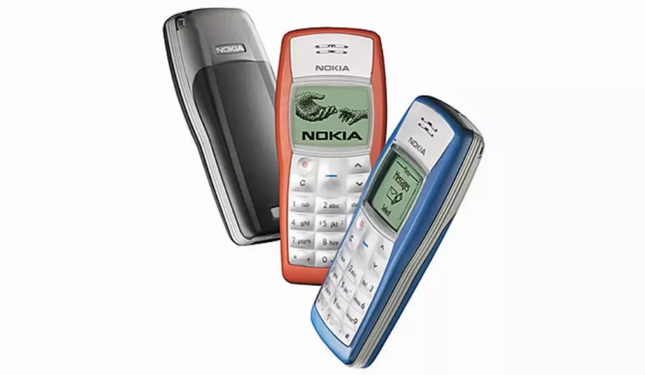 Beaucoup se souviennent du Nokia 1100 à cause du jeu du serpent. (Nokia)