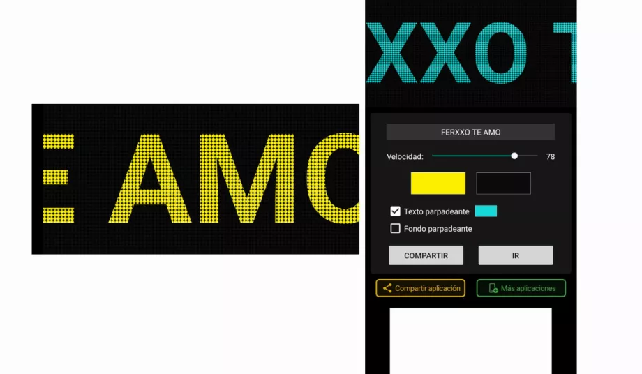 L'interface est considérablement simple. (Panneau LED numérique)