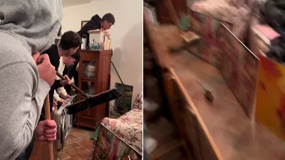 Ils ont imaginé un plan pour faire sortir un rat de leur maison et la vidéo est devenue virale.