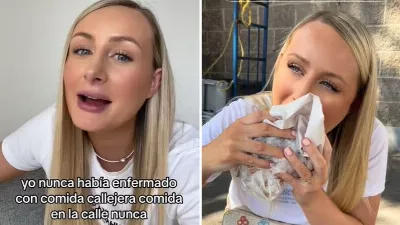 La Britannique révèle qu'elle n'est jamais tombée malade au CDMX en mangeant dans la rue : "Ils ont été dans des endroits sympas"