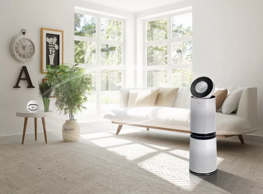 Les purificateurs d'air sont essentiels à la santé des personnes allergiques. (Photo : LG)
