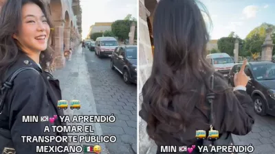 Une coréenne devient virale lorsqu'elle se vante d'avoir appris à arrêter une camionnette à Morelia | VIDÉO