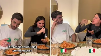 Une Mexicaine met son mari italien en colère en mangeant des tacos aux spaghettis : « Ce n'est pas comme ça qu'on le mange »