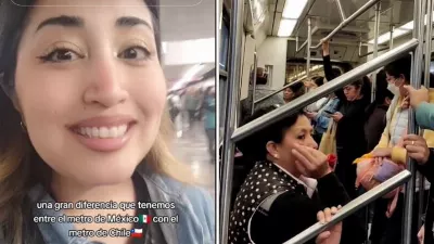 Une Chilienne est ravie d'apprendre que le métro CDMX dispose de voitures exclusives pour femmes : « J'arrive à Pantitlán »