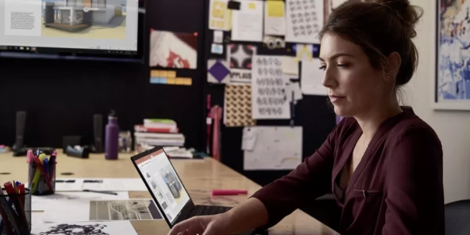 Cette école de pensée contre les abus des présentations numériques ne nie pas l’utilité que peuvent avoir certains éléments visuels. (MICROSOFT)