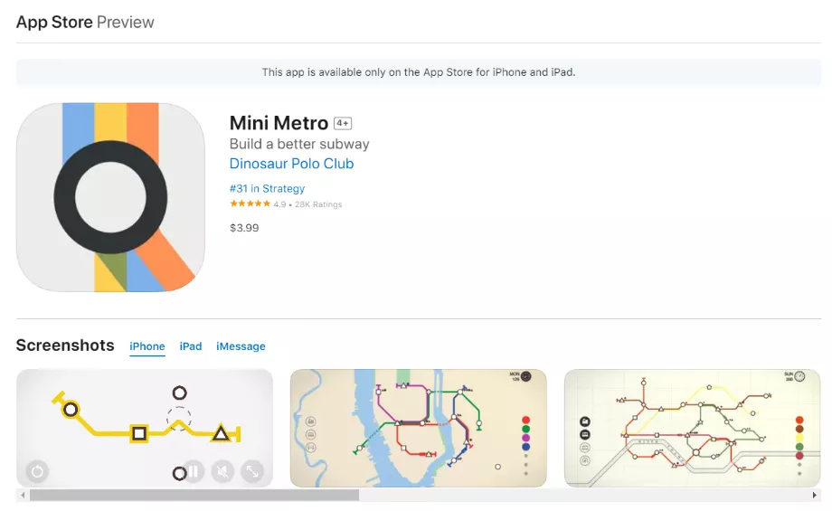 Ce jeu doit être acheté sur les magasins d'applications Google et Apple. (Magasin d'applications)