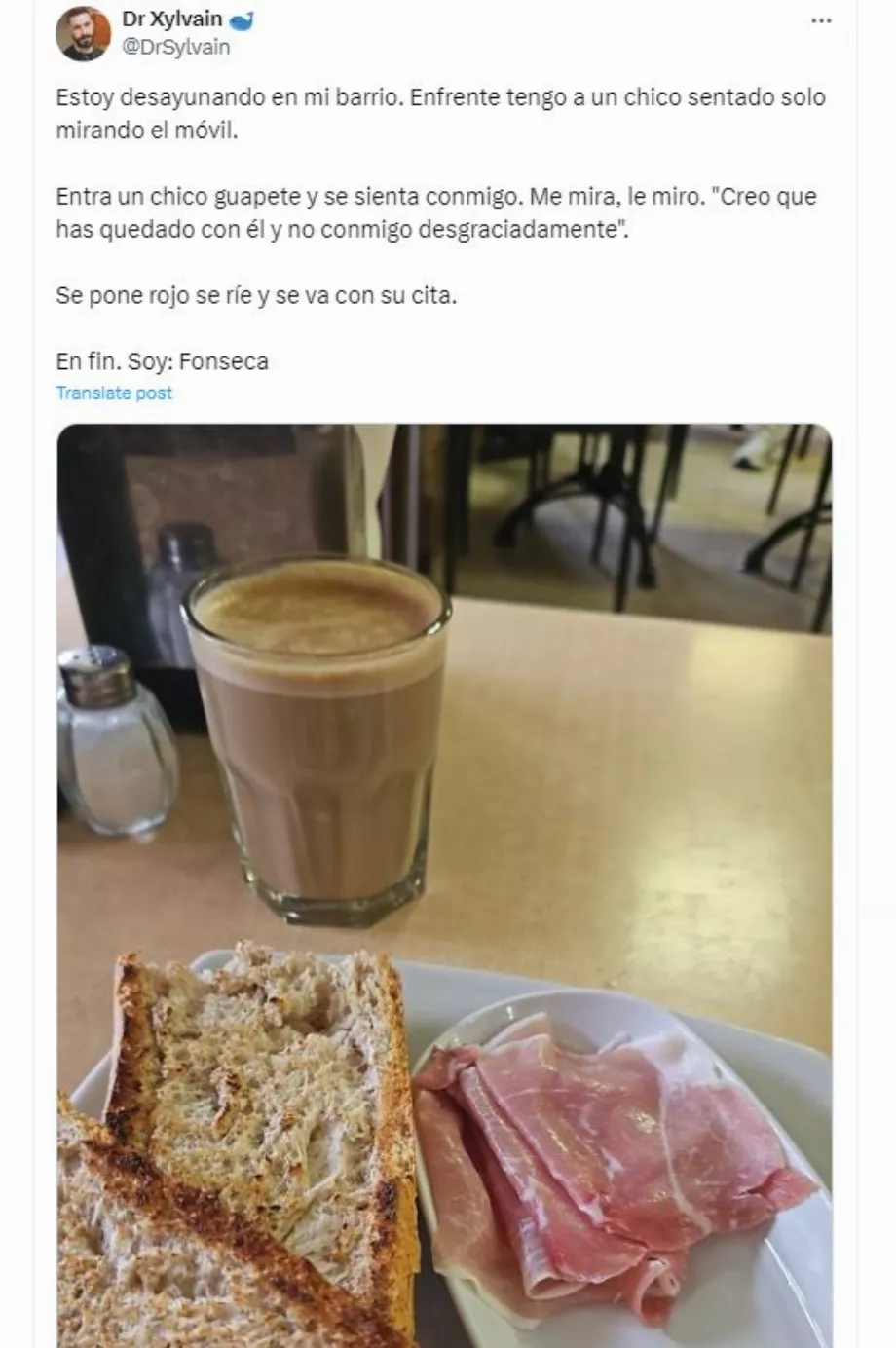 L'utilisateur du réseau social