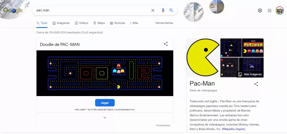 Pour commencer à jouer, appuyez simplement sur le bouton surligné en bleu. (Google)