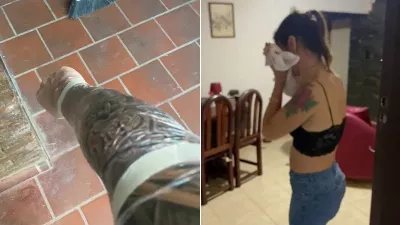 Il s'est tatoué le bras, a surpris sa mère avec la nouveauté et sa réaction est devenue virale : « Qu'est-ce que tu t'es fait ?