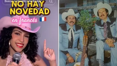 Tiktoker transforme la chanson 'Il n'y a pas de nouvelles' des Cadetes de Linares en français | VIDÉO