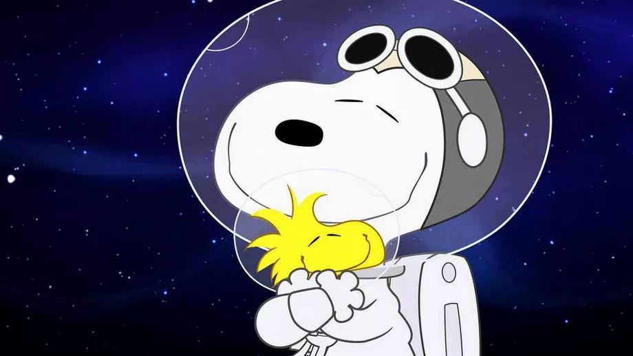 Woodstock est un oiseau qui vit dans le nid au sommet de la maison de Snoopy et est connu pour sa relation étroite avec le célèbre Beagle. (Crédits : Apple TV+)